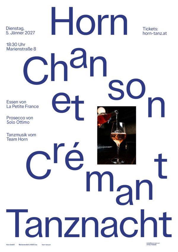Horn Tanznacht - Chanson & Cremant