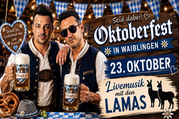 Oktoberfest mit den Lamas
