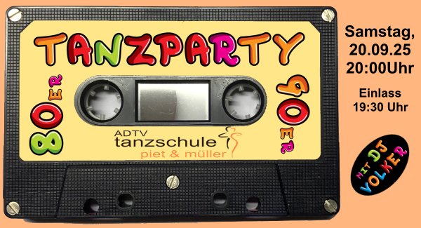 80er / 90erTanzparty 20.09.2025