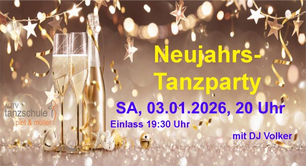 Neujahrs-Tanzparty ab 9,00 Euro