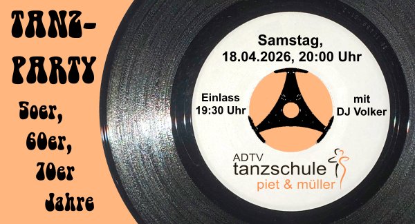 Tanzparty ab 9,00 Euro