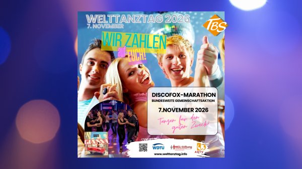 Welttanztag 2026 - Discofox-Marathon