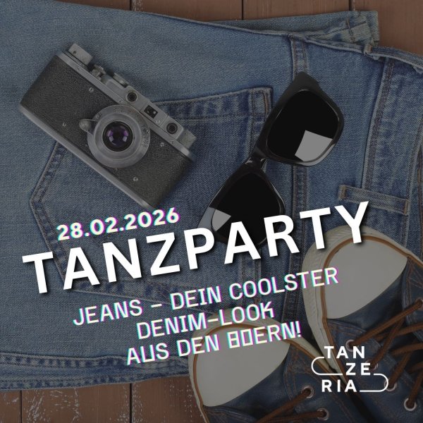 Tanzparty in Jeans - alles aus den 80ern!