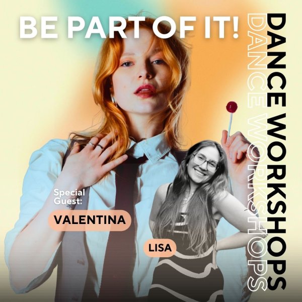 Dance-Workshops mit Special Guest: Valentina
