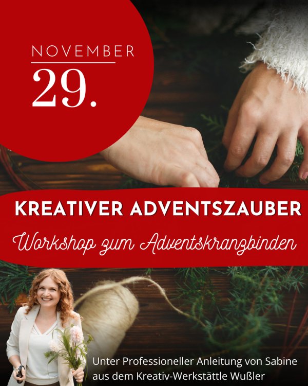 Adventskranzbinden