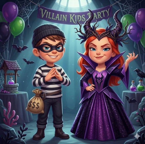 Schurken Kinder-Party