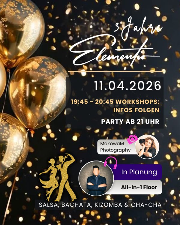 Fiesta de Salsa Soul - Geburtstagsparty Elementio